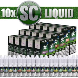 SC Liquid 10x 10 ml alle Sorten – 100ml E-Liquid