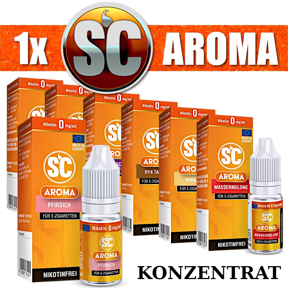 SC AROMA 1x 10 ml allo Sorten - Konzentrat Liquid zum selbstmischen