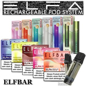 Elfbar Elfa 20mg Nikotinsalz Liquid Pod System Elf Bar 600 E-Zigarette