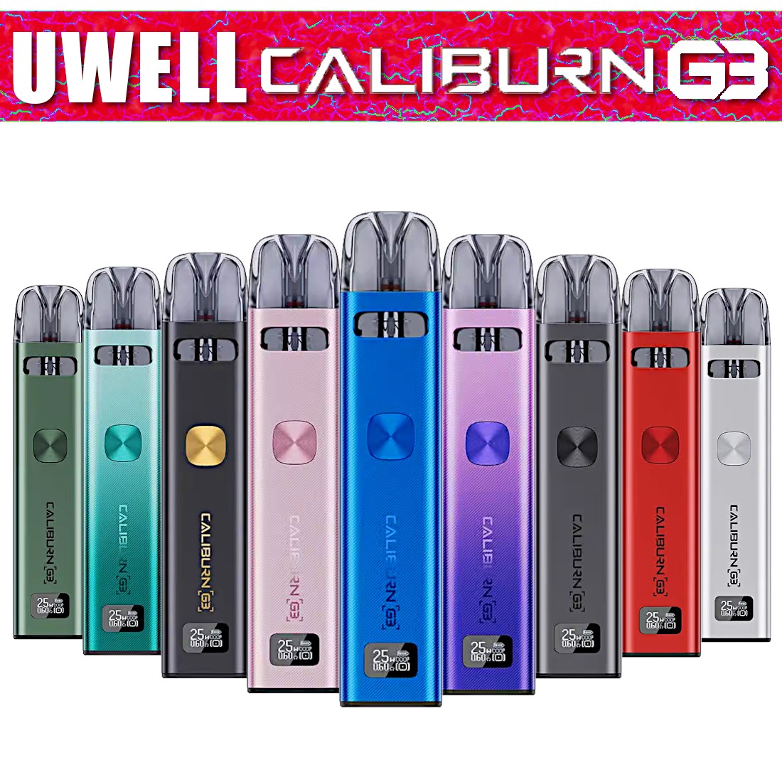 Uwell Caliburn G3 Kit 2,5 ml Pod System