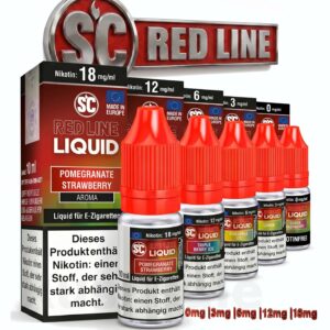 SC Red Line Overdosed Regular Nikotin 1x 10 ml Premium E-Liquid