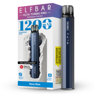 Elfbar – Elfa Turbo Pro E-Zigaretten Set Navy Blue