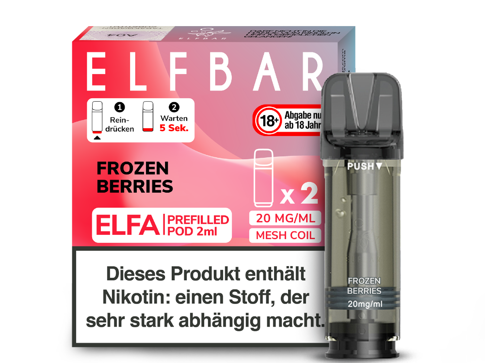 Elfbar - Elfa Pod Frozen Berries 20 mg/ml (2 Stück pro Packung)