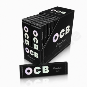 OCB Schwarz Premium Slim Long 50 x 32 Blättchen Papers